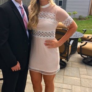 TOPSHOP Blush pink dress